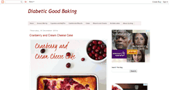 Desktop Screenshot of diabeticgoodbaking.com