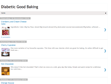 Tablet Screenshot of diabeticgoodbaking.com